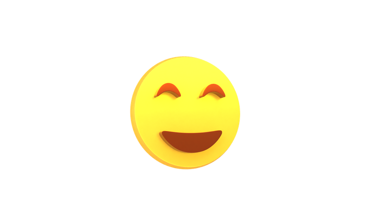 Emoji risonho  3D Emoji