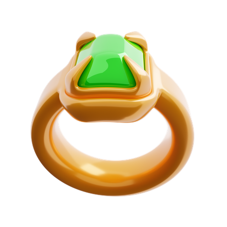 반지  3D Icon