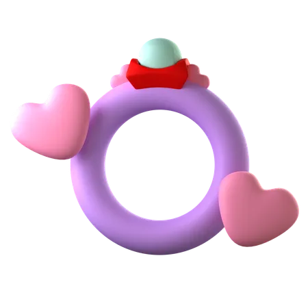 반지  3D Icon