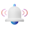 3d bell ring logo