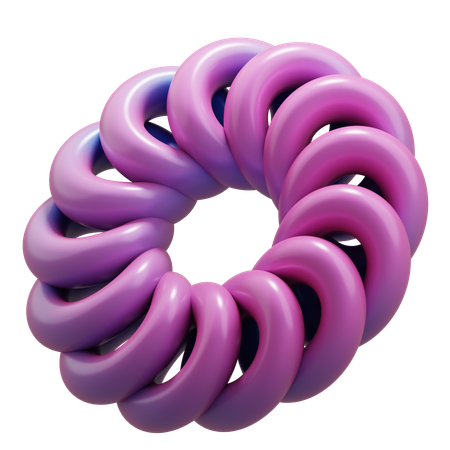 Ring Abstact  3D Icon