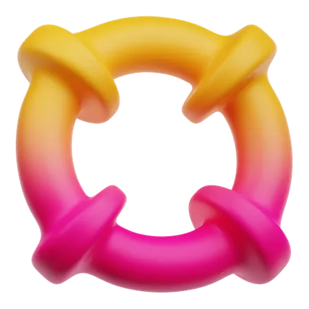 Ring Abstract  3D Icon