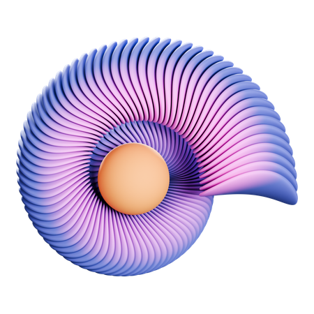 Ring abstract shape  3D Icon
