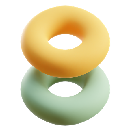 Ring Abstract Shape  3D Icon