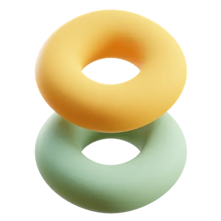 Ring Abstract Shape  3D Icon