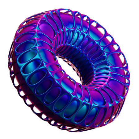 Ring Abstract Shape  3D Icon