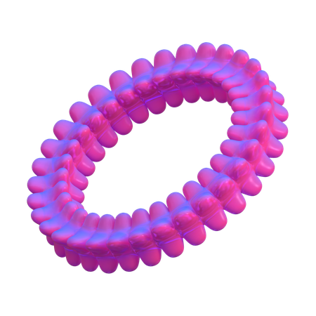 Ring Abstract Shape  3D Icon