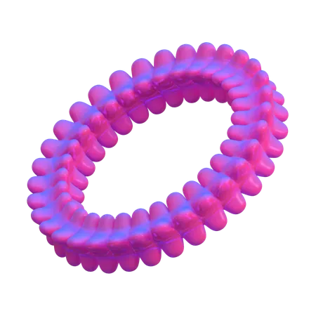 Ring Abstract Shape  3D Icon