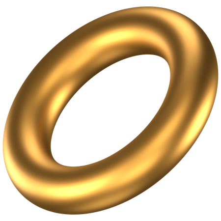 Ring Abstract Shape  3D Icon