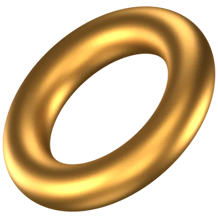 Ring Abstract Shape  3D Icon