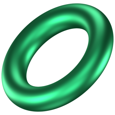 Ring Abstract Shape  3D Icon