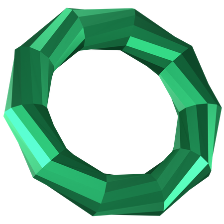 Ring Abstract Shape  3D Icon