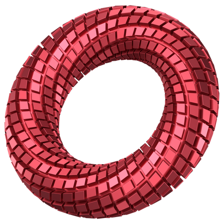 Ring Abstract Shape  3D Icon