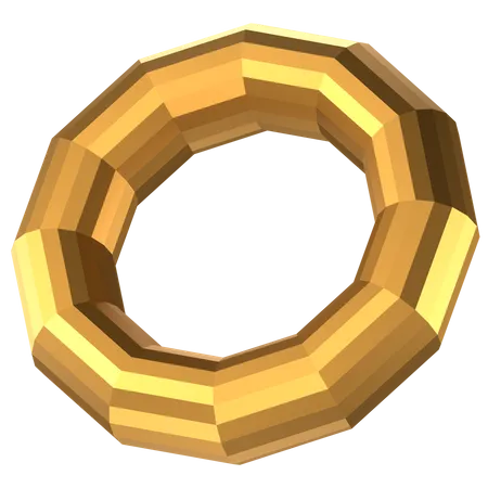 Ring Abstract Shape  3D Icon