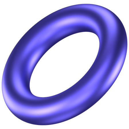 Ring Abstract Shape  3D Icon