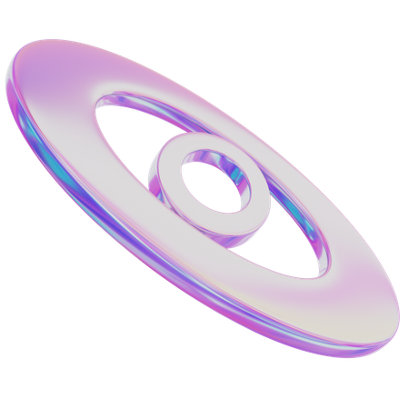 Ring Abstract Shape  3D Icon