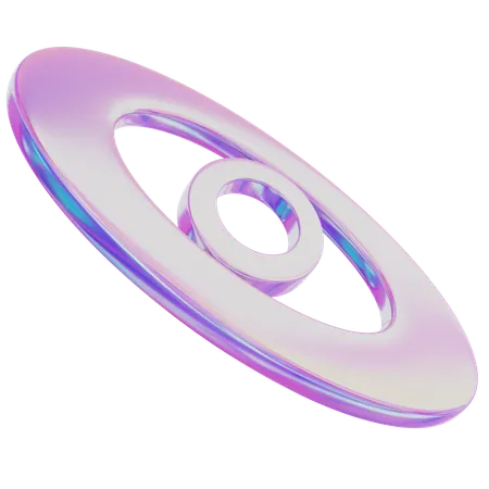 Ring Abstract Shape  3D Icon