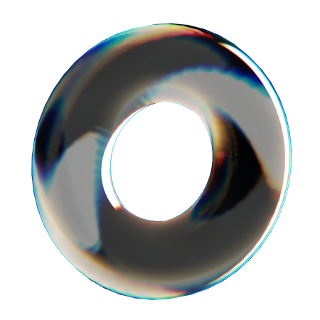 Ring Abstract Shape  3D Icon