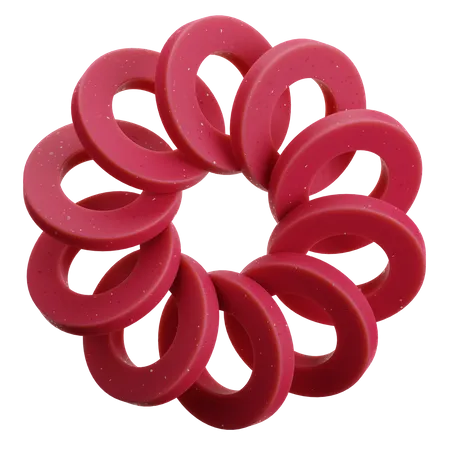 Ring Abstract Shape  3D Icon