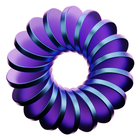 Ring Abstract Shape  3D Icon