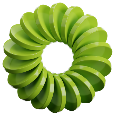 Ring Abstract Shape  3D Icon
