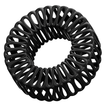 Ring Abstract Shape  3D Icon