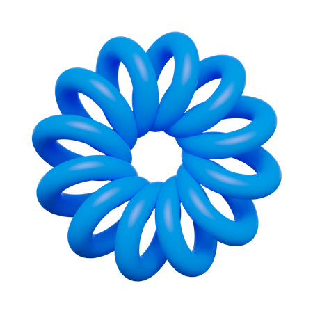 Ring Abstract Shape  3D Icon