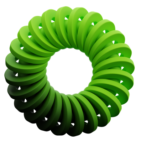 Ring Abstract Shape  3D Icon