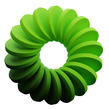 Ring Abstract Shape 3D Icon
