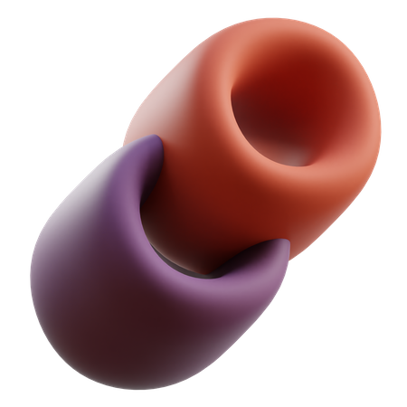 Ring Abstract Shape  3D Icon