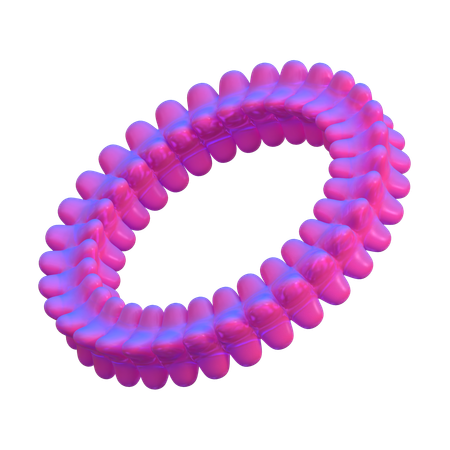 Ring Abstract Shape  3D Icon