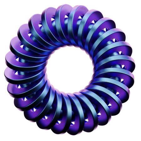 Ring Abstract Shape 3D Icon