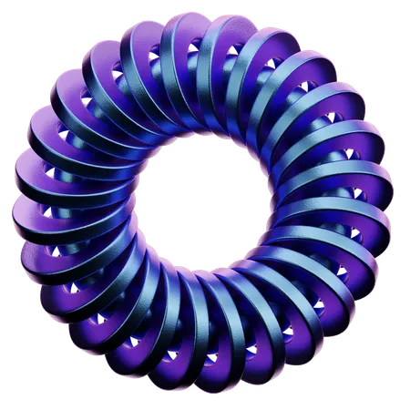 Ring Abstract Shape 3D Icon