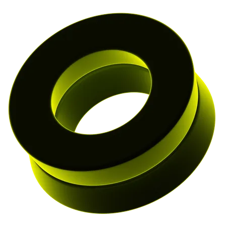 Ring Abstract Shape  3D Icon
