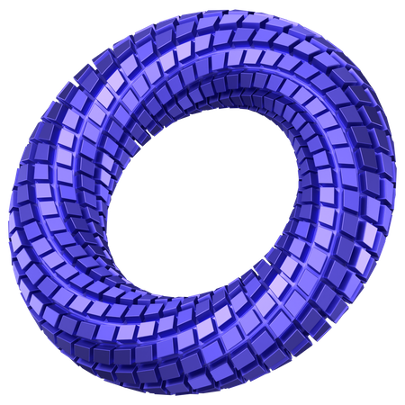 Ring Abstract Shape  3D Icon