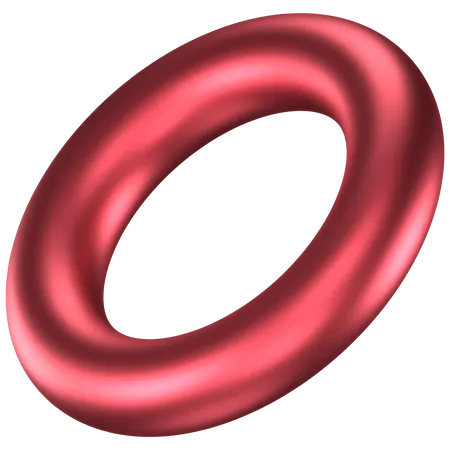 Ring Abstract Shape  3D Icon