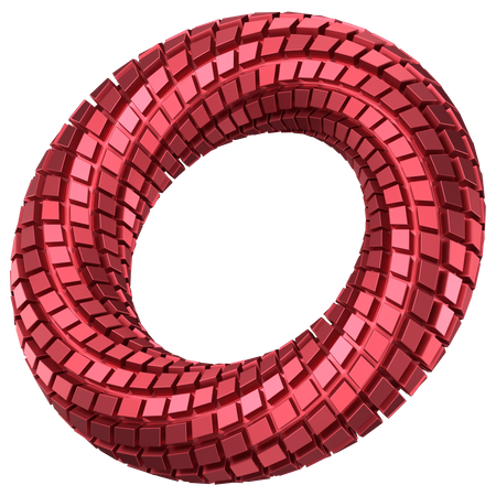 Ring Abstract Shape  3D Icon