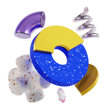 Ring Abstract Shapes  3D Icon