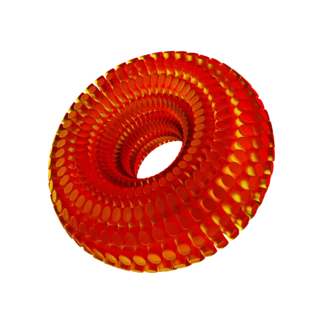 Ring abstrakte Form  3D Icon