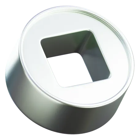 Ring abstrakte Form  3D Icon