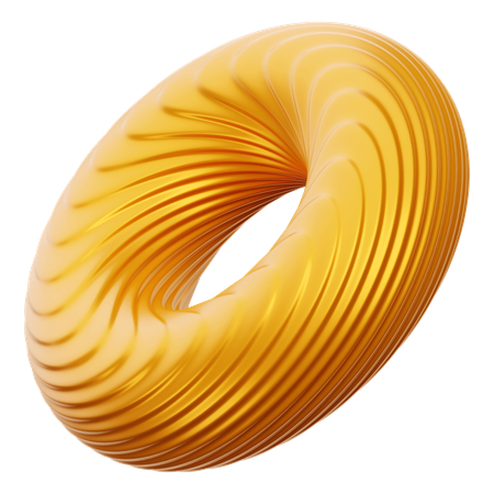 Ring abstrakte Form  3D Icon