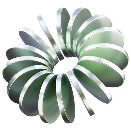 Ring abstrakte Form  3D Icon