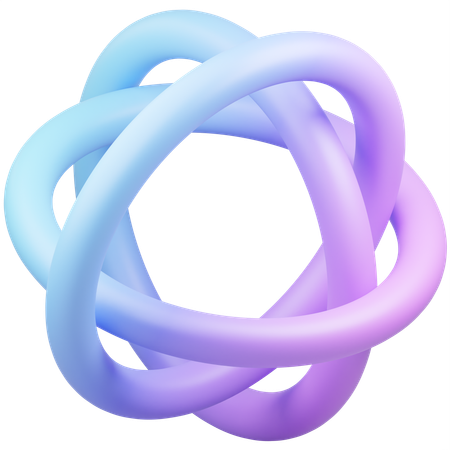 Ring abstrakte Form  3D Icon