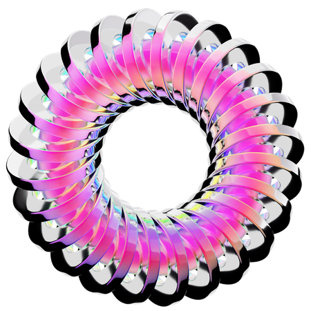 Ring abstrakte Form  3D Icon