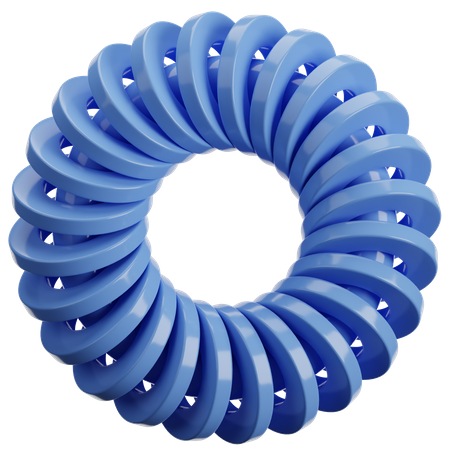 Ring abstrakte Form  3D Icon