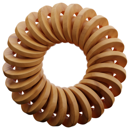 Ring abstrakte Form  3D Icon