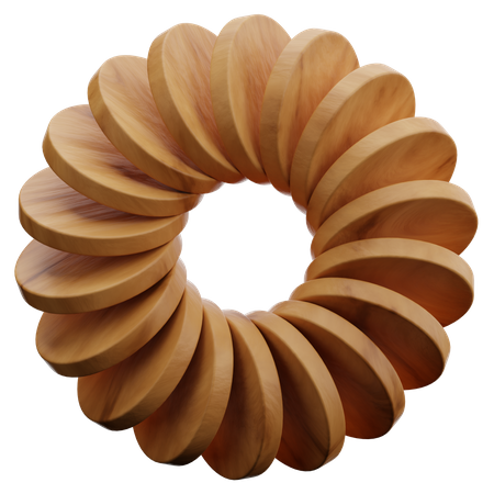 Ring abstrakte Form  3D Icon