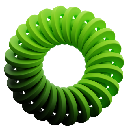 Ring abstrakte Form  3D Icon