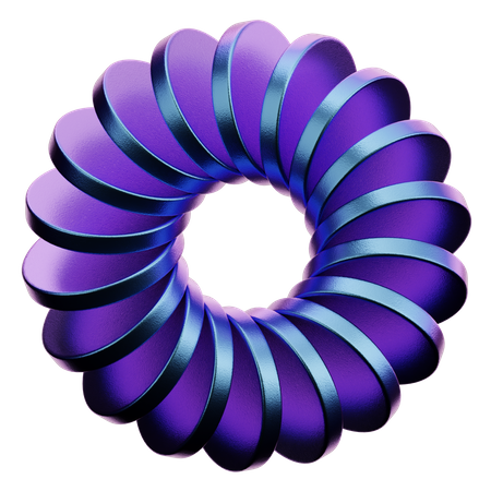 Ring abstrakte Form  3D Icon