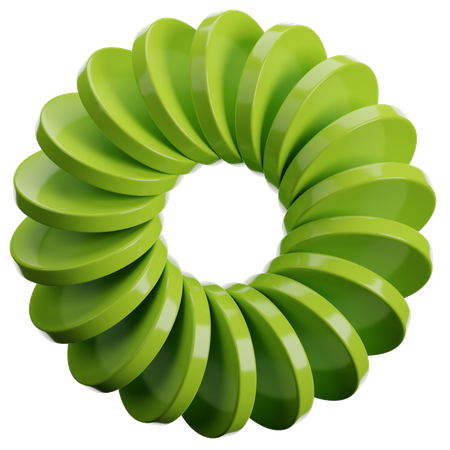 Ring abstrakte Form  3D Icon